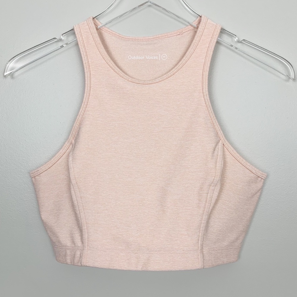 Outdoor Voices | Athena Crop Top Rose Quartz Pink